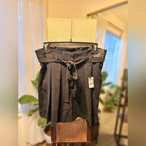 Women's paperbag dress shorts